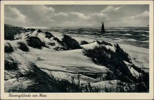 Postcard Henkenhagen Ustronie Morskie Dünen - Strand 1937