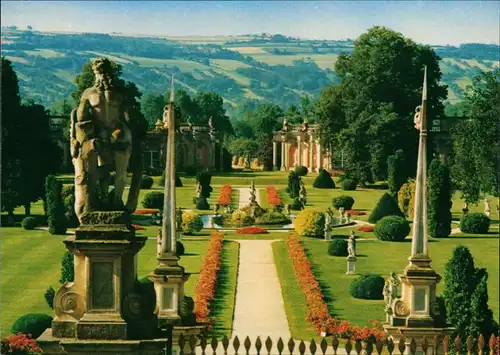 Ansichtskarte Weikersheim Schlosspark und Orangerie 1995