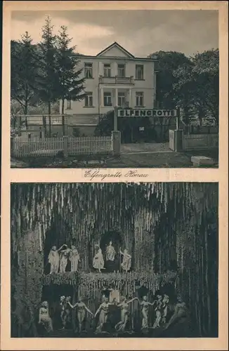 Ansichtskarte Honau 2 Bild Elfengrotte - Haus 1934