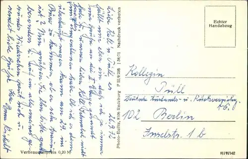 Bärenburg-Altenberg (Erzgebirge) Umland-Ansicht  Wohnhäuser DDR Postkarte 1972