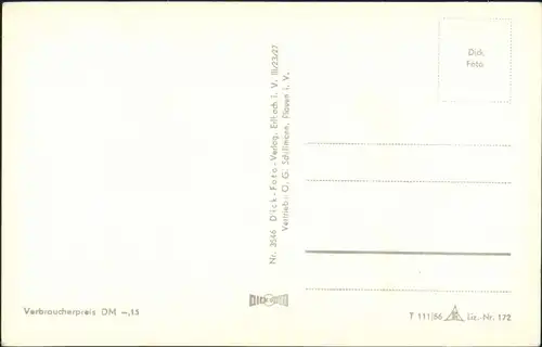 .Sachsen Sächsische Schweiz - Allgemein Amselfall (Elbsandsteingebirge) 1956