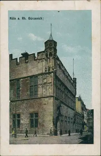 Ansichtskarte Köln Gürzenich Festhalle 1922