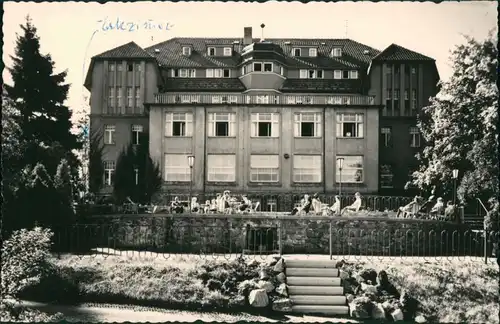 Friedrichsbrunn Sanatorium "Ernst-Thälmann" AK Postkarte DDR 1960/1958