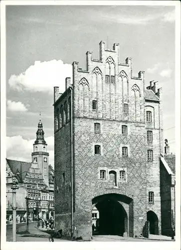 Postcard Allenstein Olsztyn Wysoka Brama 1956