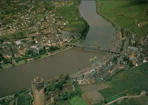 Ansichtskarte Bernkastel-Kues Berncastel-Cues Luftbild 1978