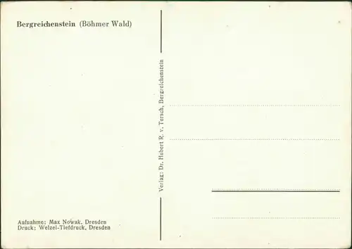 Bergreichenstein (Klattau) Kašperské Hory (Klatovy) Stadtpartie 1932