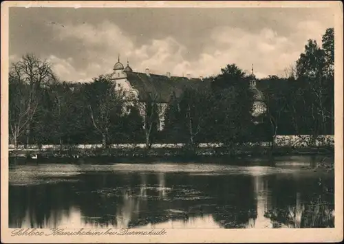 Ansichtskarte Kranichstein-Darmstadt Schloß 1928