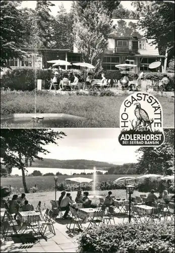 Ansichtskarte Bansin-Heringsdorf Usedom 2 Bild HO Gaststätte Adlershorst 1974