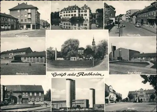 Ratheim-Hückelhoven Vennstraße, Heerstraße, Gendorf, Schacht IV VI 1966