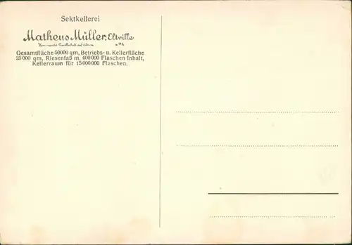 Ansichtskarte Eltville am Rhein Luftbild Sektkellerei 1932