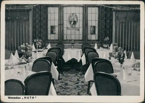 Ansichtskarte Tiergarten-Berlin Weinhaus Huth Potsdamerstraße 5 1934