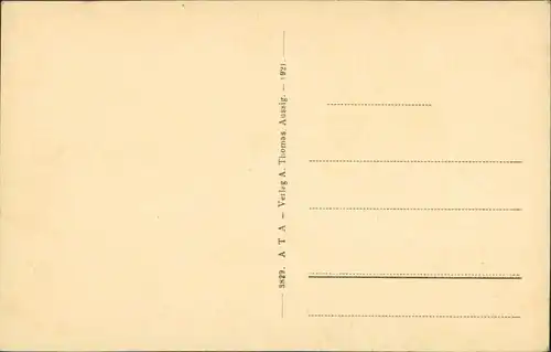 Tetschen-Bodenbach Decín Stadtteilansicht Panorama-Ansicht mit  1910/1921