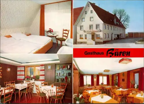 Ansichtskarte Trossingen Gasthaus zum Bären, Innen 1974