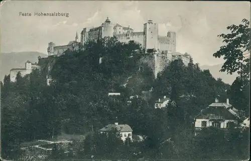 Ansichtskarte Salzburg Festung Hohensalzburg 1913