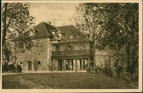 Ansichtskarte Tiefurt-Weimar Schloß Tiefurt 1928