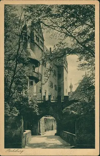 Ansichtskarte Rochsburg-Lunzenau Gasthof zur Sonne 1925