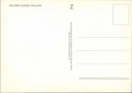 Postcard Helsinki Helsingfors Luftbild 1982