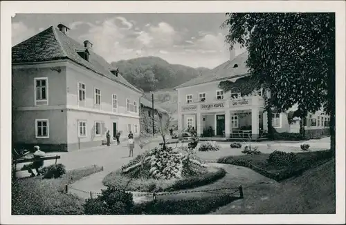 Teplitz-Schönau Teplice Bad Sklenné Teplice/Teilansicht aus der Innenstadt 1950