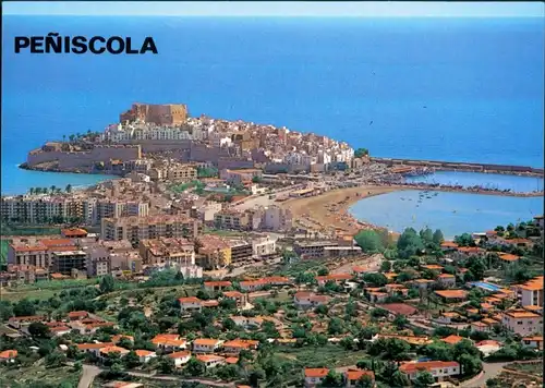 Postales Peñíscola Luftbild COSTA DEL AZAHAR 1990