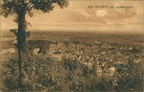 Ansichtskarte Bad Nauheim vom Johannisberg 1915