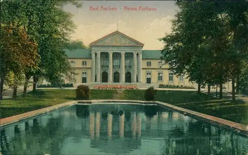 Ansichtskarte Aachen Neues Kurhaus 1913