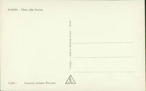 Cartoline Parma Chiesa della Steccata 1929