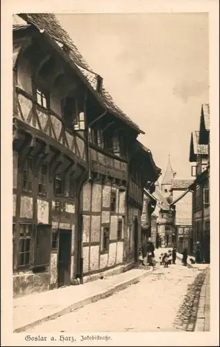 Ansichtskarte Goslar Jakobistrasse 1926