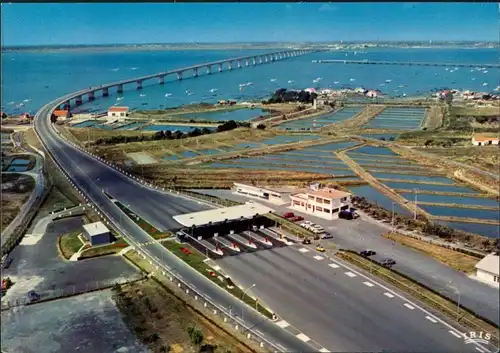 CPA Le Château-d’Oléron Viaduc de liaison Oléron-Continent 1980