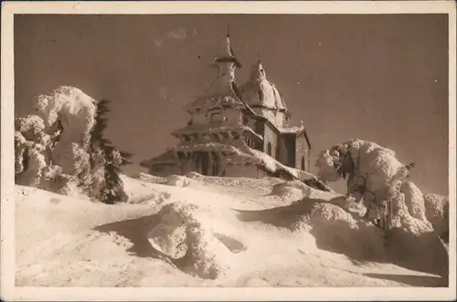 Rosenau Rožnov pod Radhoštěm KAPLE NA RADHOŠTI/Kapelle auf dem Radhoscht 1930