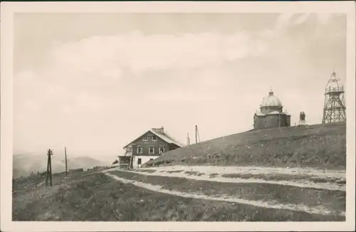 Rosenau Rožnov pod Radhoštěm Na vrcholu Radhoště 1130 Kaple a útulna 1950