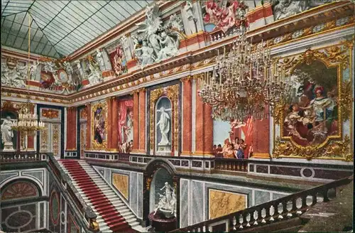 Chiemsee Herrenchiemsee Schloss Stiegenhaus Castle Inside View 1920