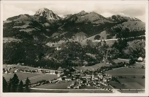 Ansichtskarte Bayrischzell Stadtpartie 1928