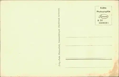 Ansichtskarte Donaueschingen Lazarett 1932