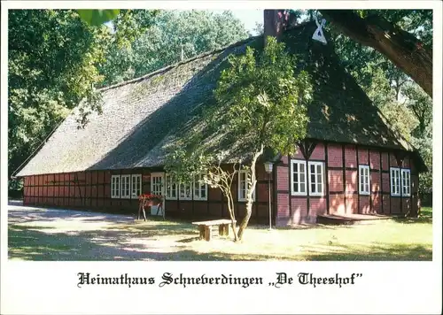 Ansichtskarte Schneverdingen Heimathaus Schneverdingen "De Theeshof" 1996