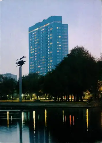 Malmö Kronprinsen, höghuset, med restaurang Oversten högst 1990