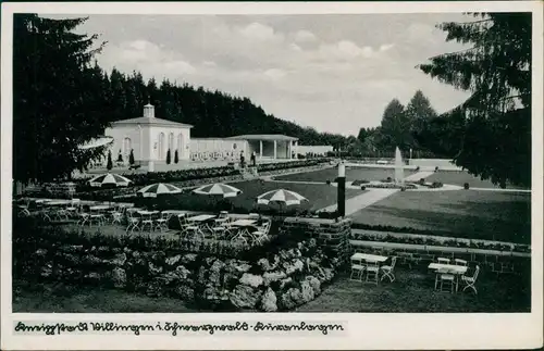 Ansichtskarte Villingen-Villingen-Schwenningen Partie in den Kuranlagen 1940