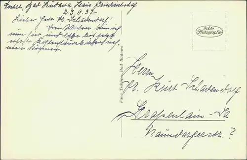 Postcard Bad Kudowa Kudowa-Zdrój Wandelhalle - Innenansicht 1930
