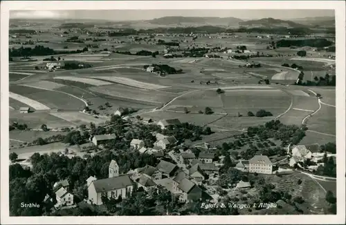 Ansichtskarte Eglofs (Allgäu)-Argenbühl Luftbild - Fliegeraufnahme 1952