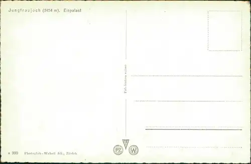 Ansichtskarte Lauterbrunnen Jungfraujoch Eispalast - Automobil 1958