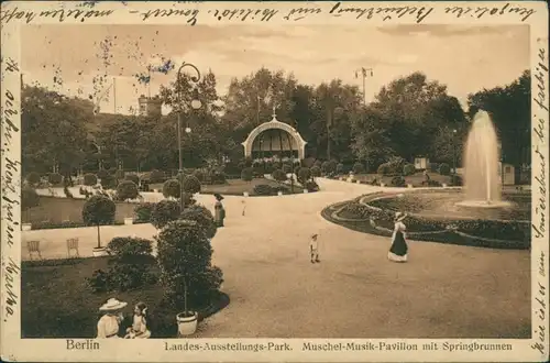 Moabit-Berlin ULAP Universum Landes-Ausstellungs-Park Muschel-Pavillon 1913