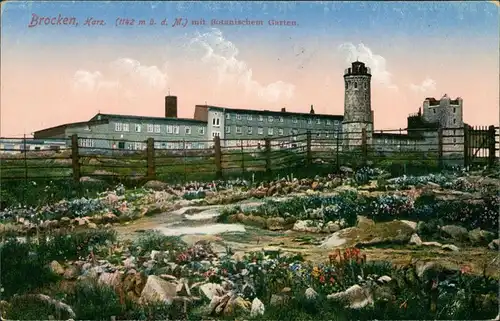 Elbingerode-Oberharz am Brocken Brocken Harz mit Botanischem Garten 1910