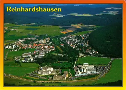 Ansichtskarte Bad Wildungen Luftbild Reinhardshausen vom Flugzeug aus 2005