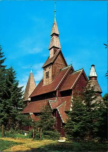 Hahnenklee-Goslar Gustav-Adolf-Stabkirche Kirche Church Eglise 1980