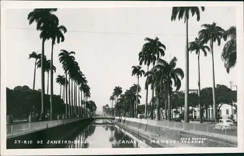 Postcard Rio de Janeiro Canal do Mangue 1938