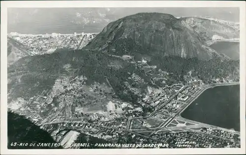 Postcard Rio de Janeiro Luftbild 1934