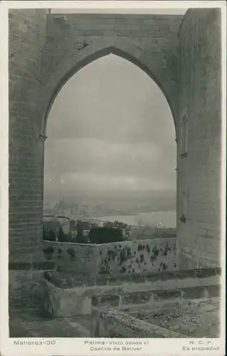 Postales Palma ( de Mallorca) Castillo de Bellver - General Vue 1932