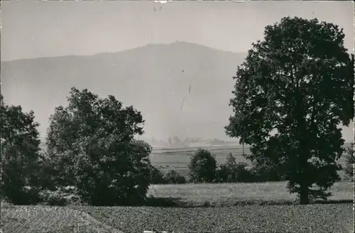 Postcard Ślęża Ślęża Landschaftspartie 1966