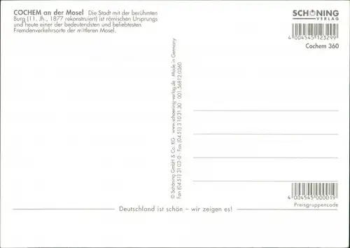 Cochem Kochem Mehrbild-AK mit 5 Stadtteilansichten Grusskarte 2005