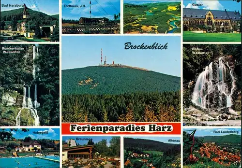 .Niedersachsen Harz Ferienparadies Braunlage, Altenau, Torfhaus  Goslar  1980