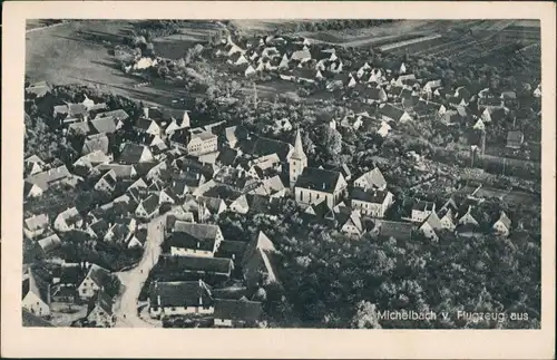 Ansichtskarte Wald-Michelbach Luftbild 1940